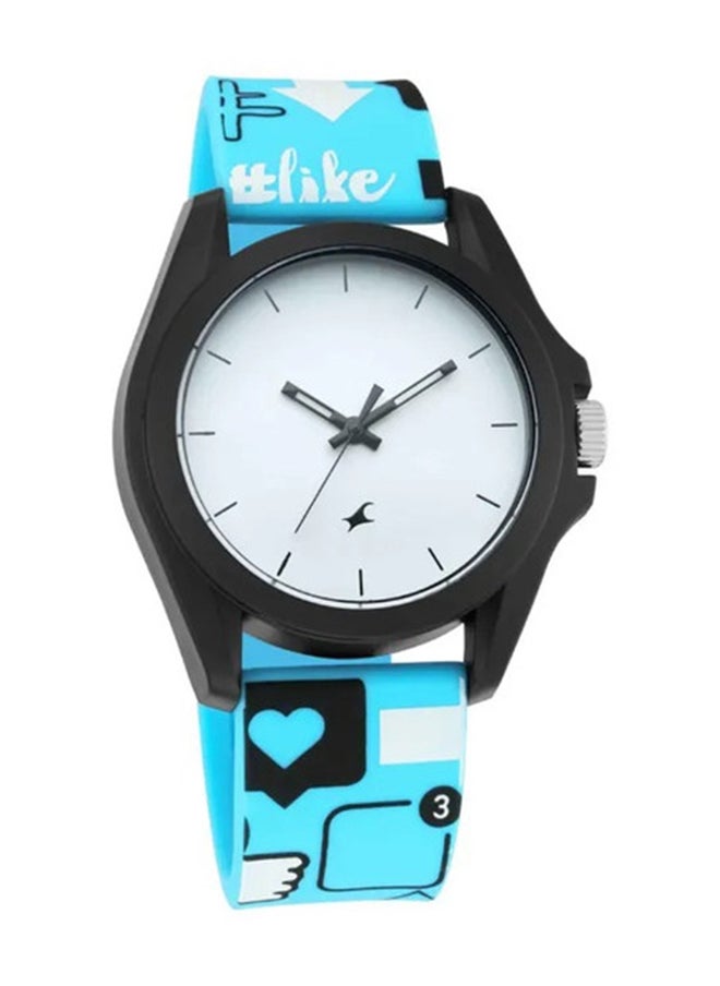Hashtag White Dial Analog Unisex Watches