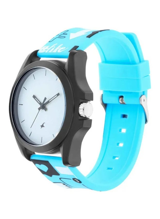 Hashtag White Dial Analog Unisex Watches