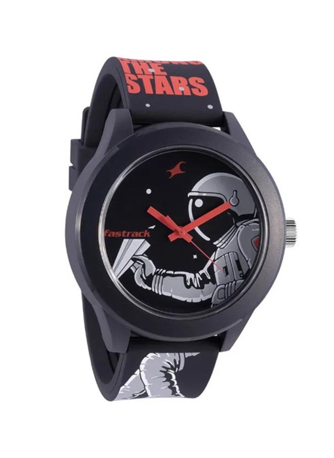 Starman from Fastrack Space Rover - Black Analog Dial Unisex Watch