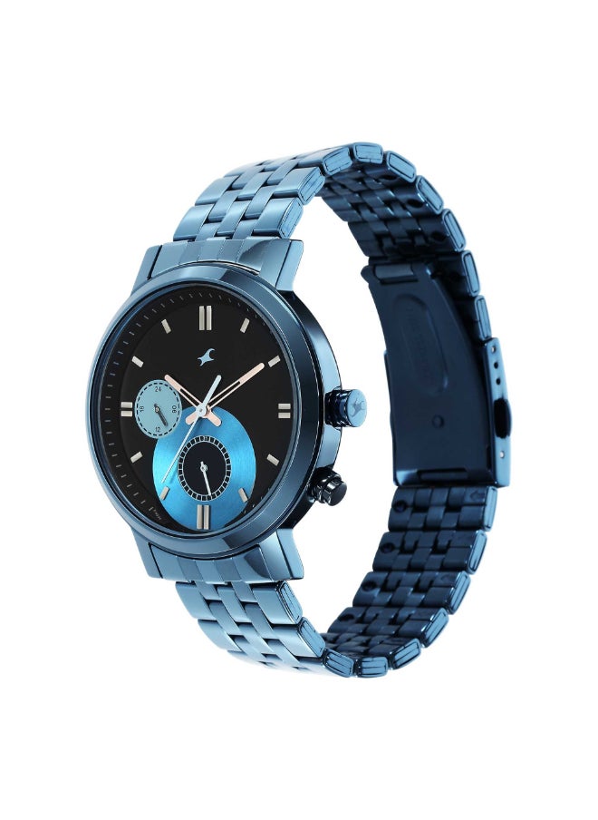 Analog Black Dial Men's Watch-3287QM02/NR3287QM02, BLACK, strap