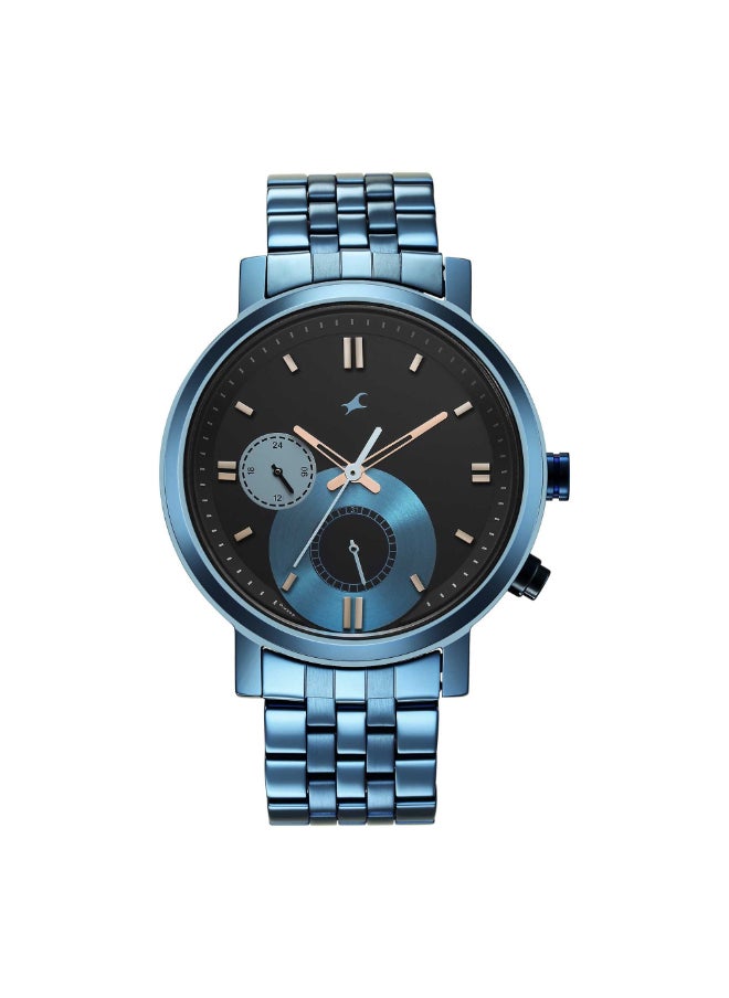 Analog Black Dial Men's Watch-3287QM02/NR3287QM02, BLACK, strap