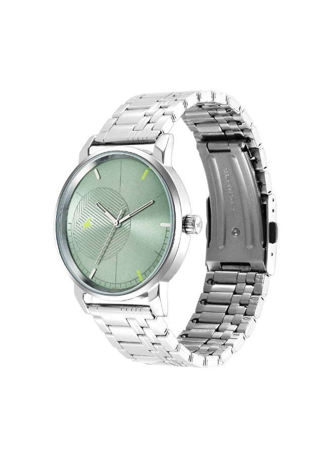 Stunners 3.0 Analog Silver Dial Men's Watch-3278SM01, Silver