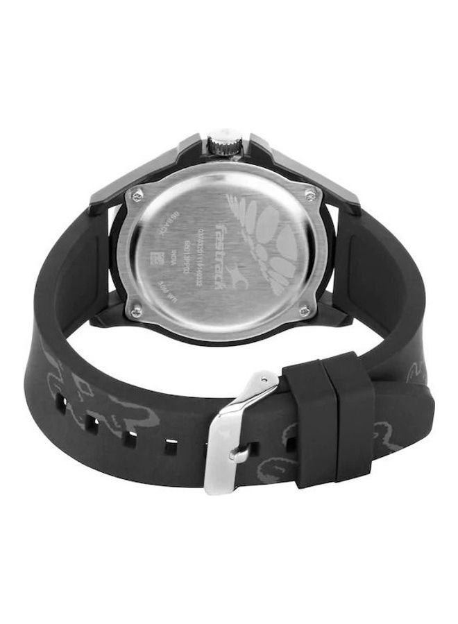 Kids' ORANGE DIAL SILICONE STRAP WATCH