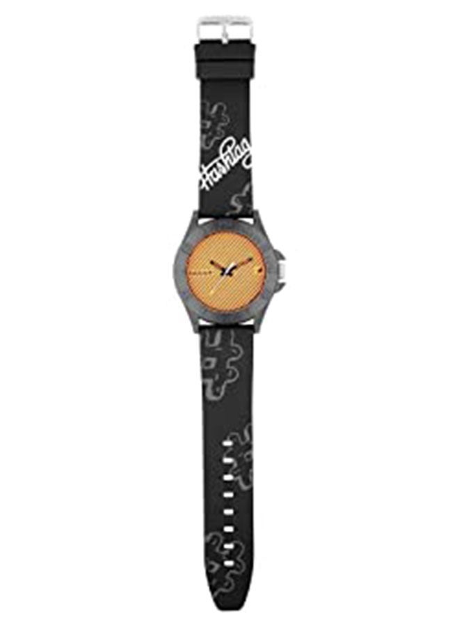 Kids' ORANGE DIAL SILICONE STRAP WATCH
