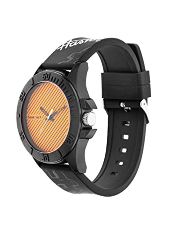 Kids' ORANGE DIAL SILICONE STRAP WATCH