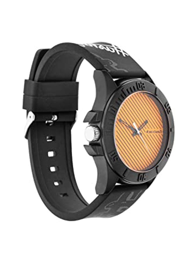 Kids' ORANGE DIAL SILICONE STRAP WATCH