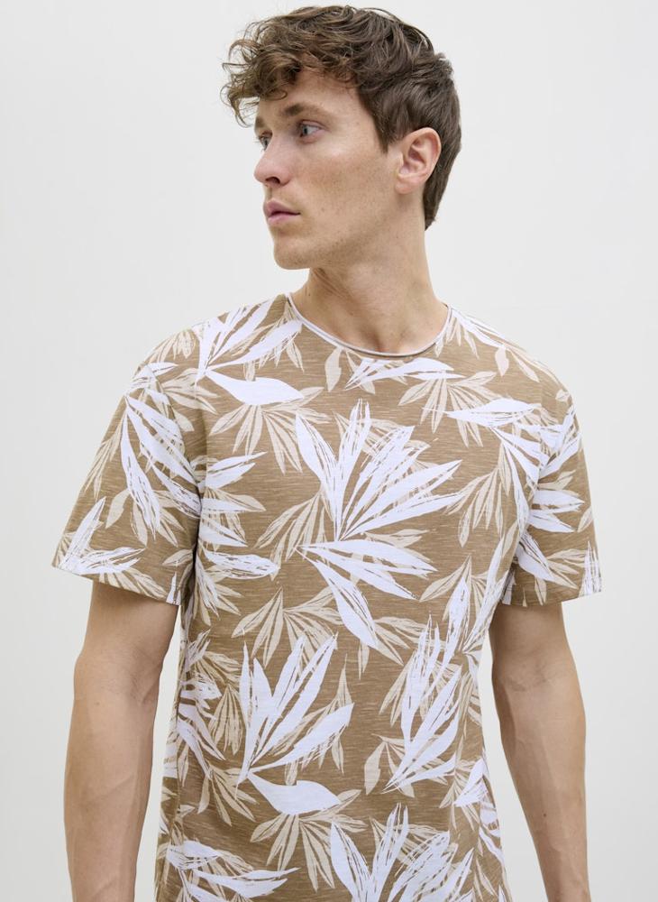 Jjebryan Printed Crew Neck T-Shirt