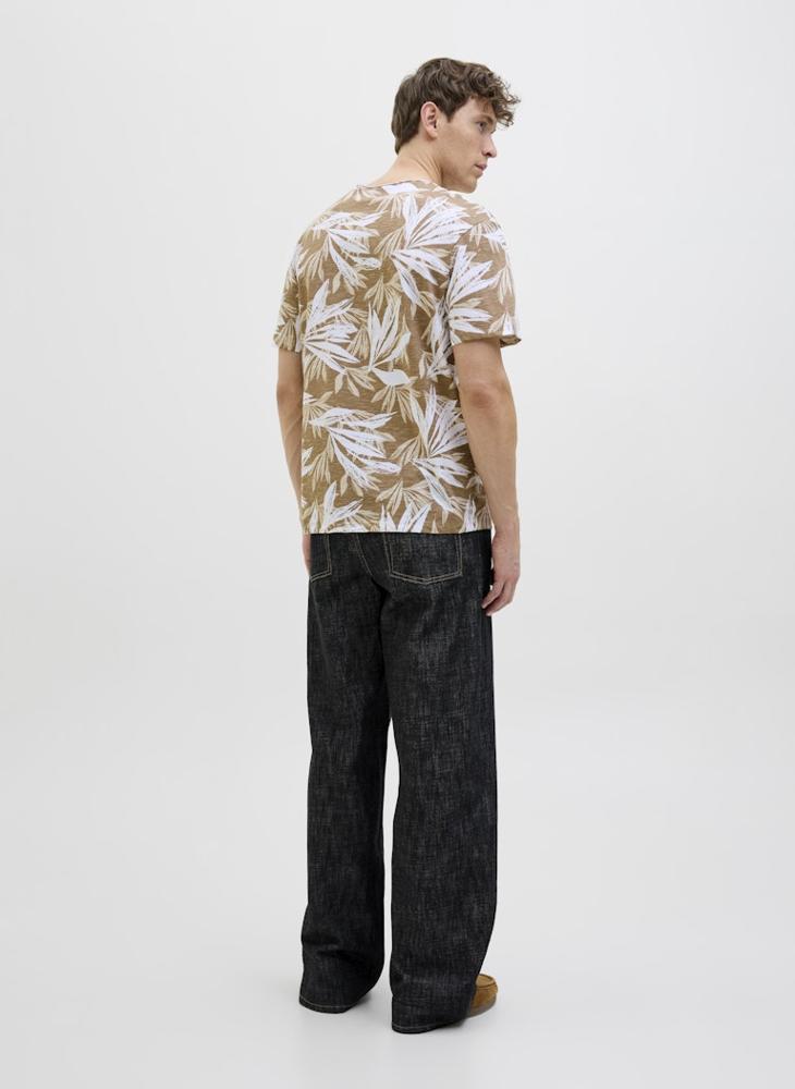 Jjebryan Printed Crew Neck T-Shirt