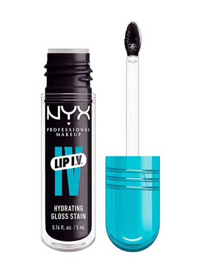 Lip Iv Hydrating Gloss Stain Lip Gloss Up To 12Hr Hydration High Pigment Wet Shine Finish Grape Gushin'