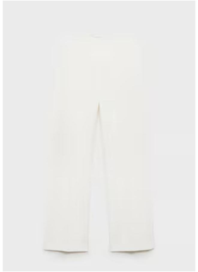Casual Straight Low-Rise Suit Pants