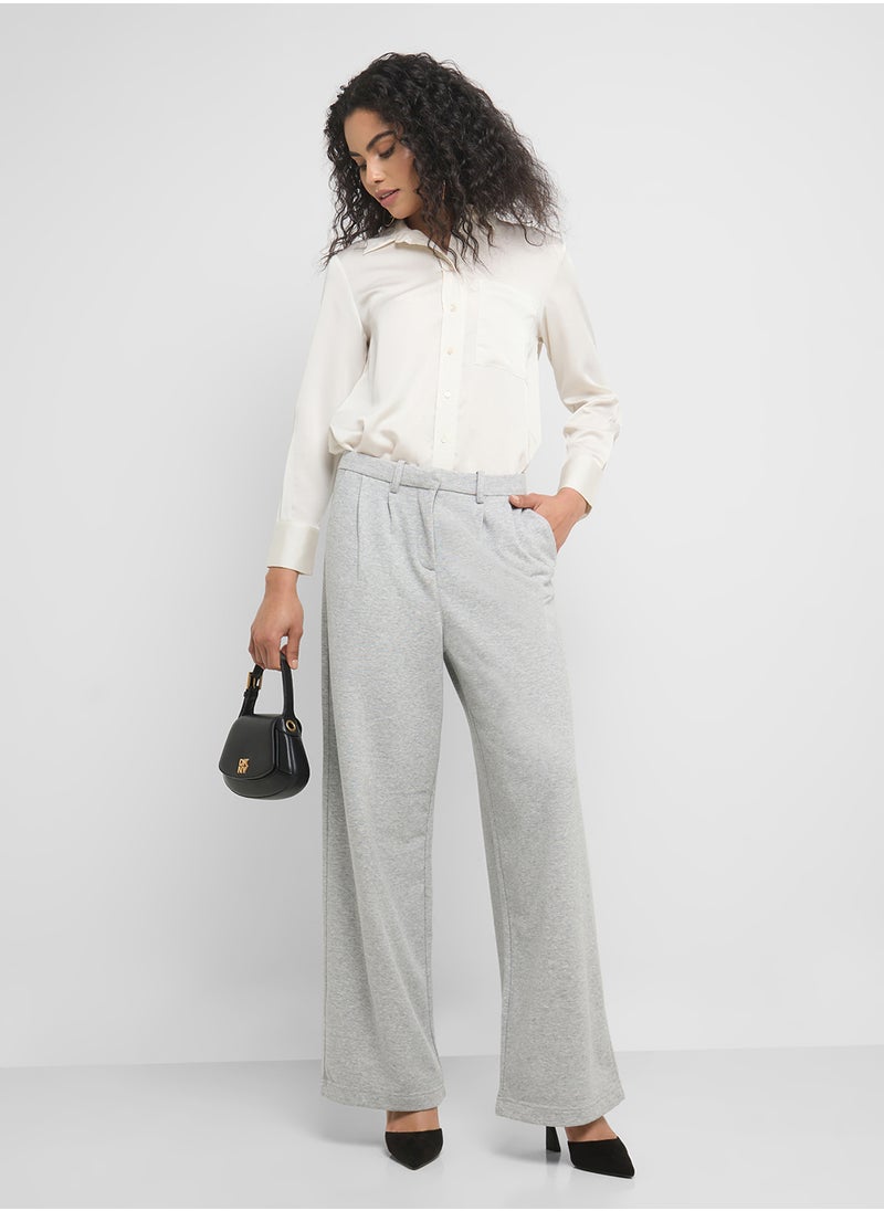Wide Leg Sweat Pants