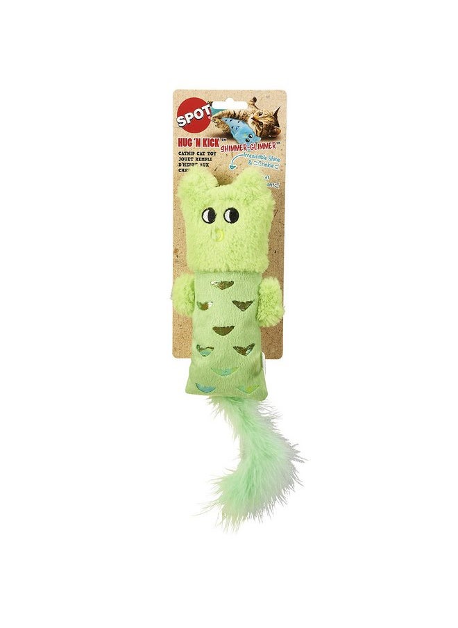 SPOT Hug'n Kick Shimmer Glimmer Cat Toy with Catnip Assorted Figures