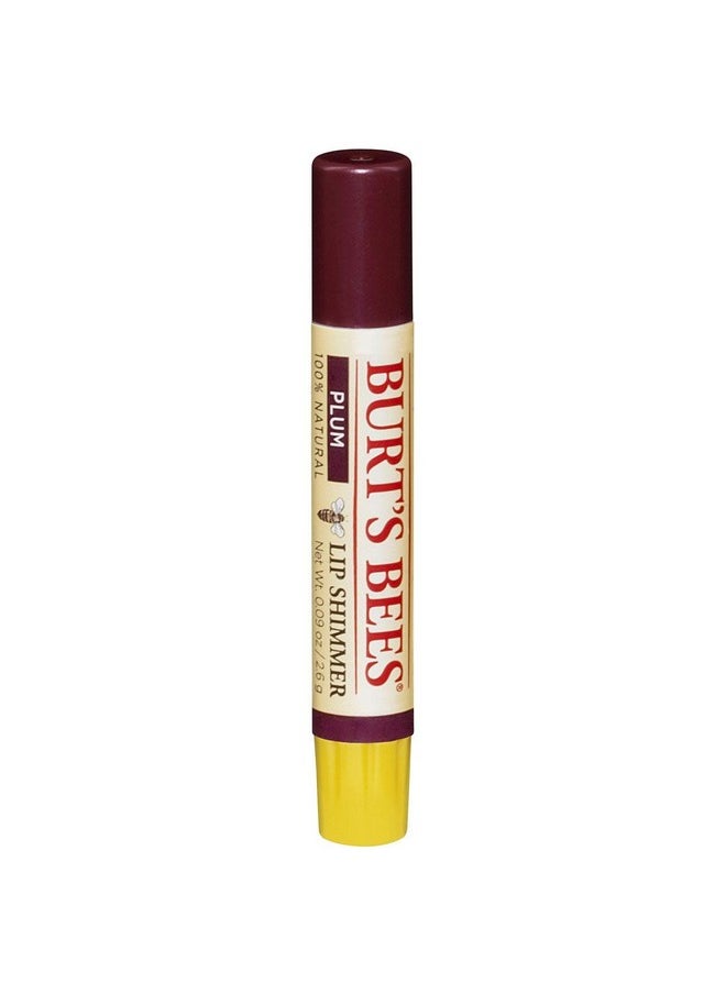 Burts Bees Lip Shimmer Plum .9 Ounce