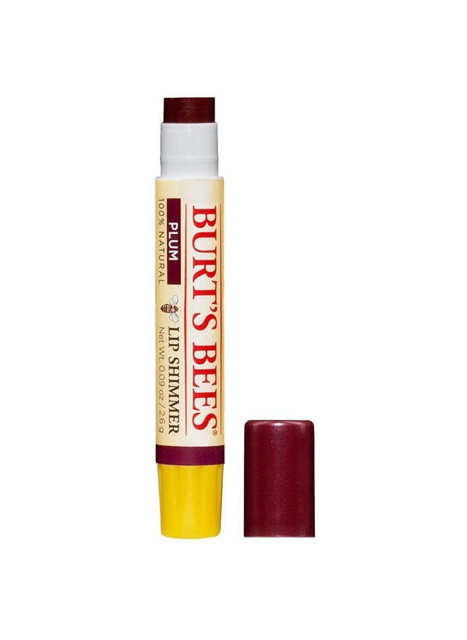 Burts Bees Lip Shimmer Plum .9 Ounce