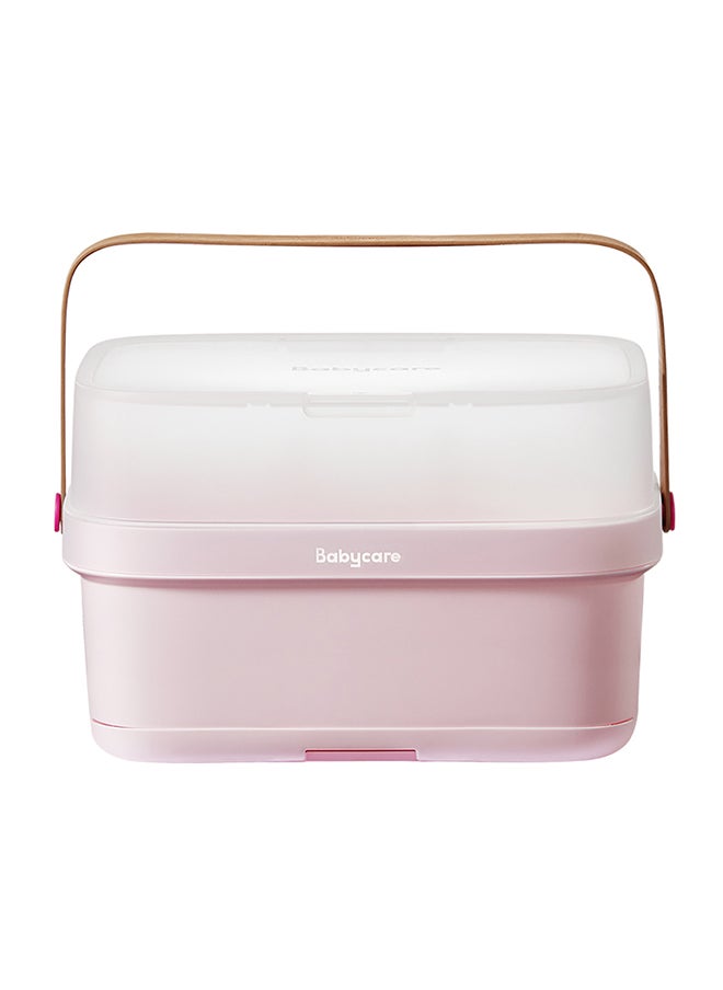 Baby Bottle Storage Box - Weir Powder Pink
