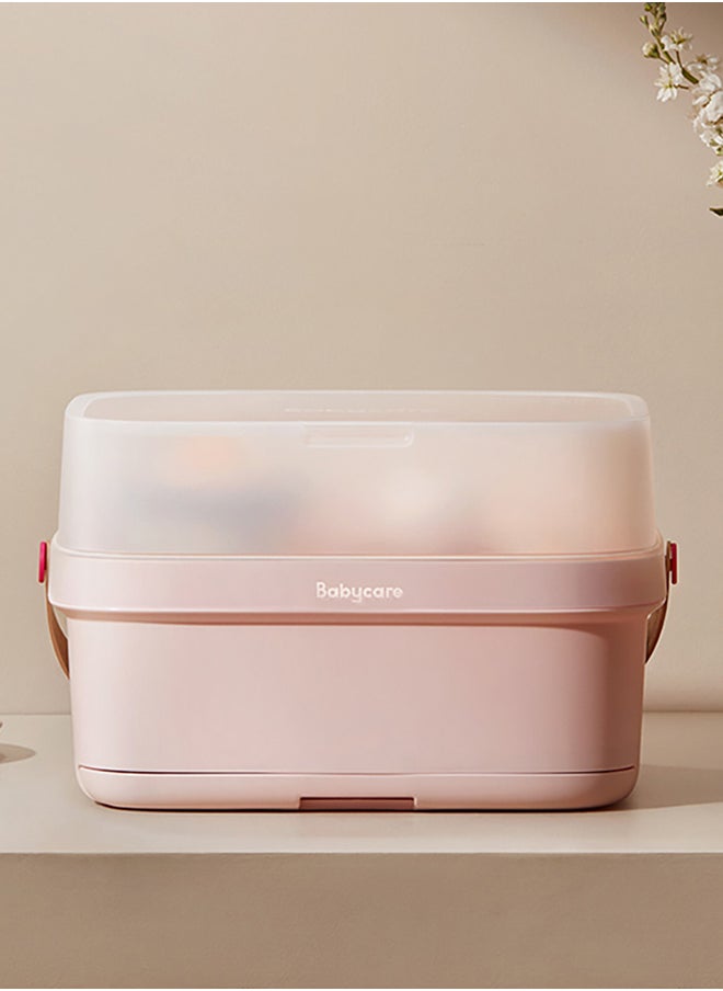 Baby Bottle Storage Box - Weir Powder Pink