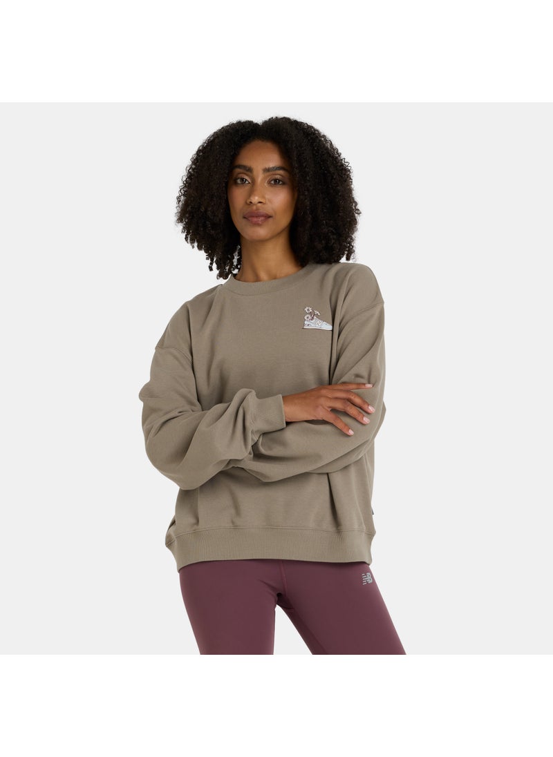 Women's Flower Shoe Sweatshirt