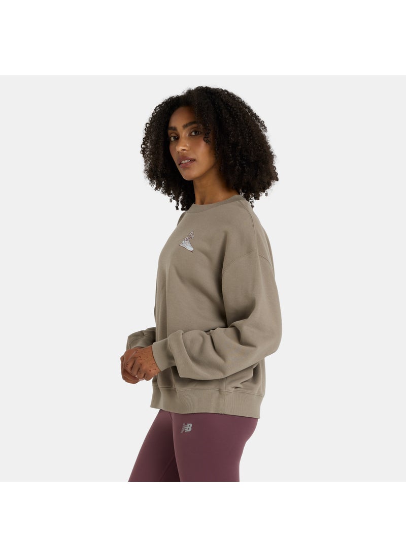 Women's Flower Shoe Sweatshirt