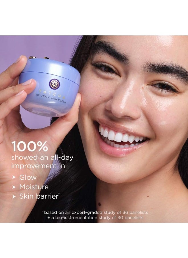 TATCHA The Dewy Skin Cream | Rich Face Cream to Hydrate, Plump and Protect Dry and Combo Skin, 50 ml | 1.7 oz