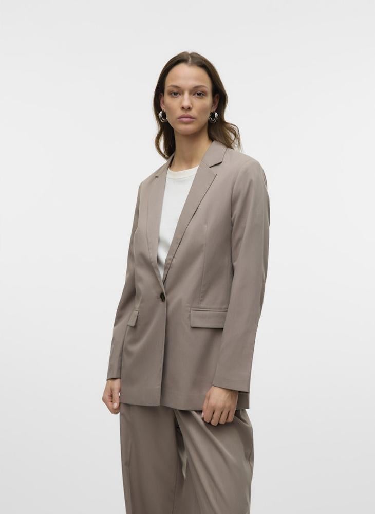 Pocket Detail Slim Fit Blazer