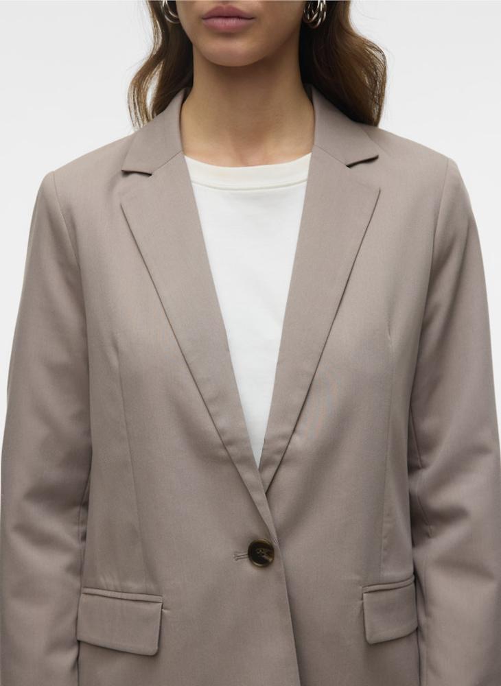 Pocket Detail Slim Fit Blazer