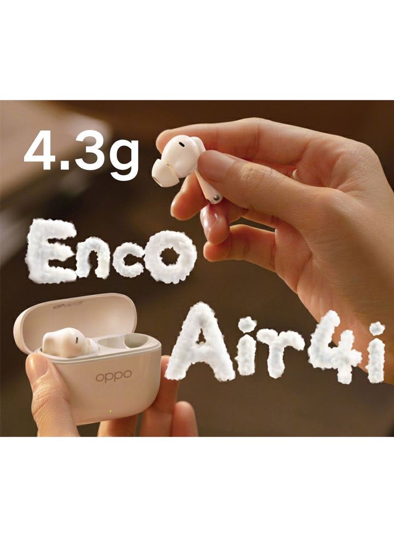 Enco Air4i Wireless Earbuds: 54-Hour Battery Life, IP55 Waterproof, Fast Charge, Dual Device Connectivity – Ultimate Audio Experience White