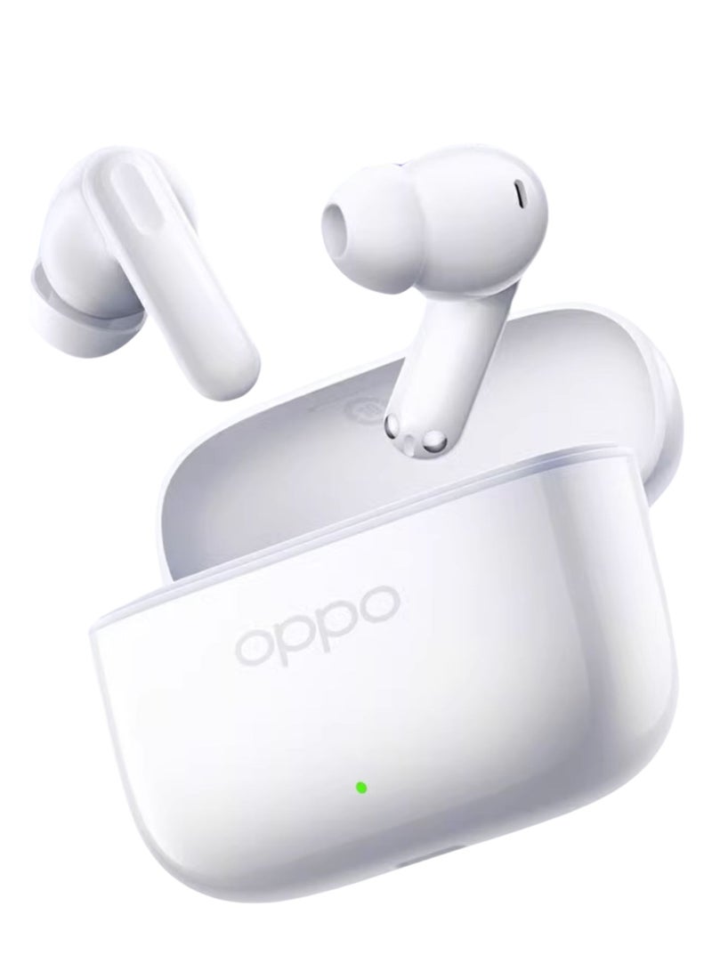Enco Air4i Wireless Earbuds: 54-Hour Battery Life, IP55 Waterproof, Fast Charge, Dual Device Connectivity – Ultimate Audio Experience White