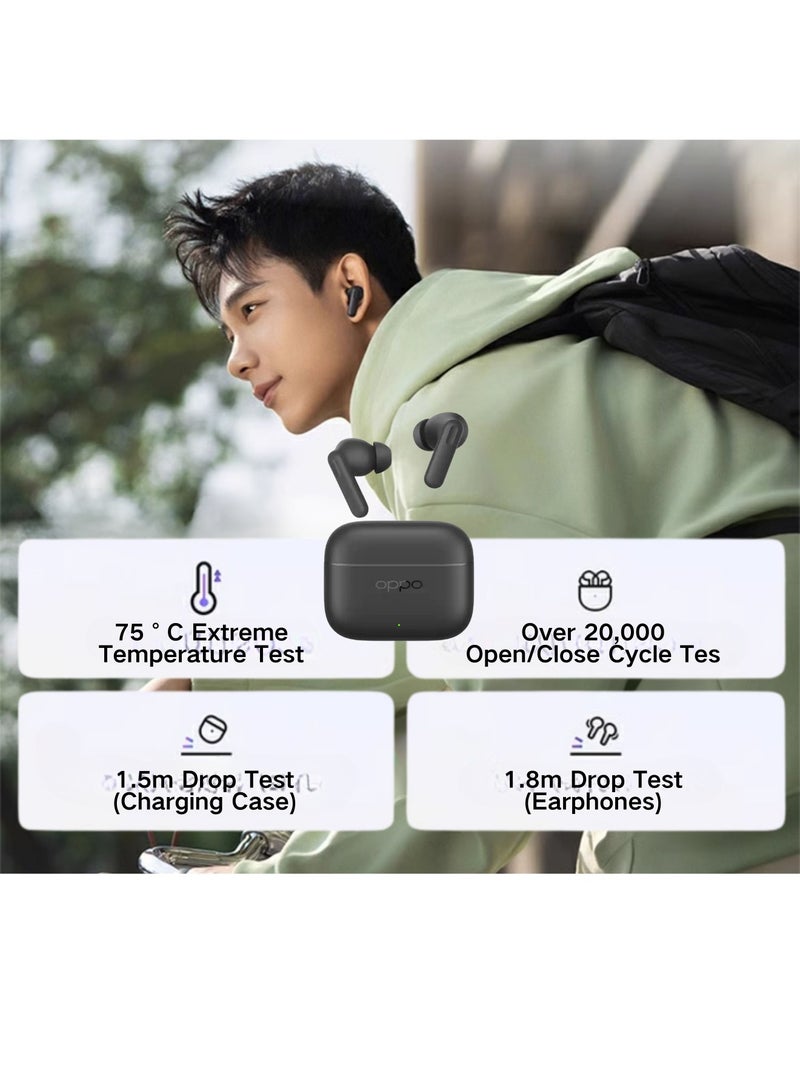 Enco Air4i Wireless Earbuds: 54-Hour Battery Life, IP55 Waterproof, Fast Charge, Dual Device Connectivity – Ultimate Audio Experience White