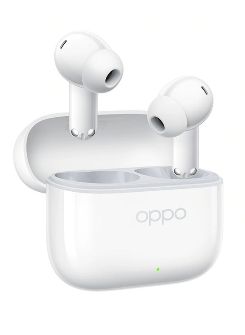 Enco Air4i Wireless Earbuds: 54-Hour Battery Life, IP55 Waterproof, Fast Charge, Dual Device Connectivity – Ultimate Audio Experience White