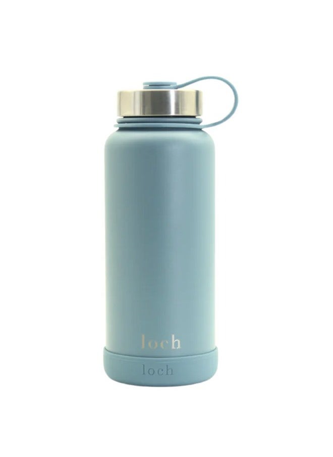 900ML Steel Blue Monochrome Bottle