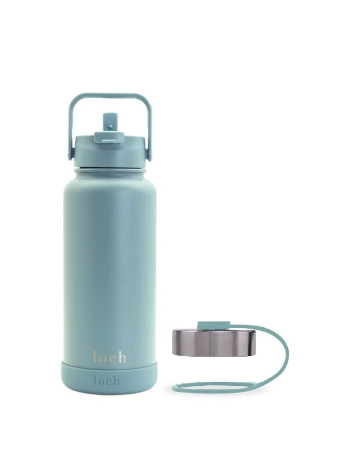 900ML Steel Blue Monochrome Bottle