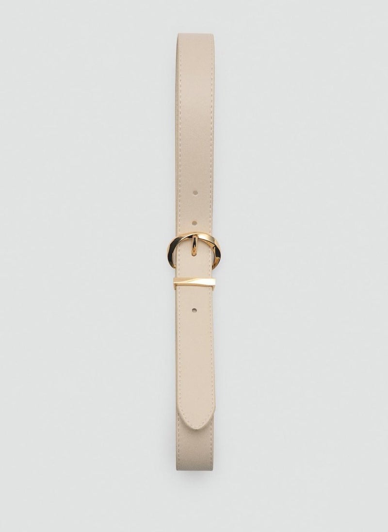 Oval Buckle Belt