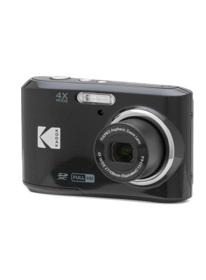 Pixpro Friendly Zoom FZ45 16MP Digital Camera with 4X Optical Zoom 27mm Wide Angle and 2.7 LCD Screen 1080p Full HD Video Vlogging Camera