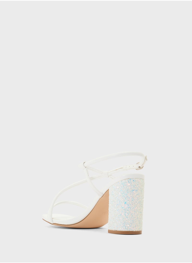 Patent Strappy Stilleto Sandals