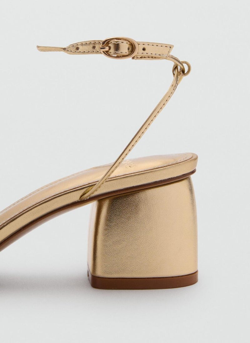 Straps Crossed Heeled Sandals