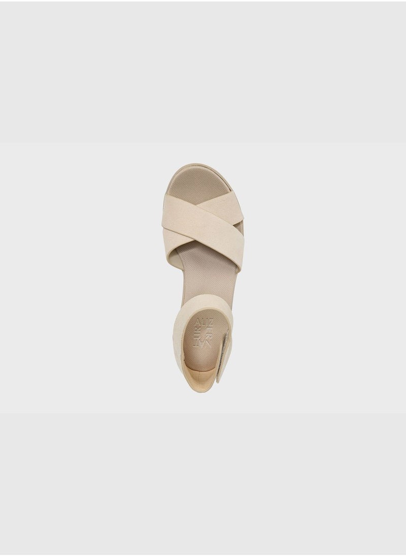Nariviera Open Toe Wedges