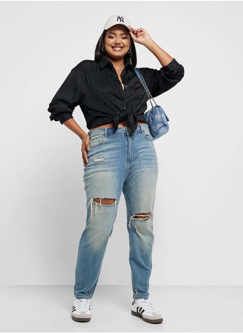 Button Down Relaxed Fit Shirt
