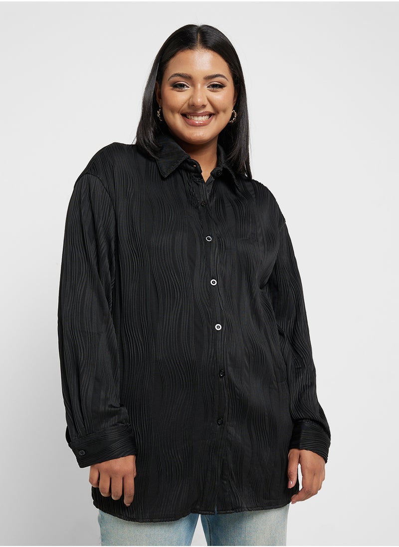 Button Down Relaxed Fit Shirt