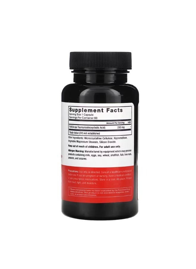 Tudca  250 mg  60 Vegetable Capsules