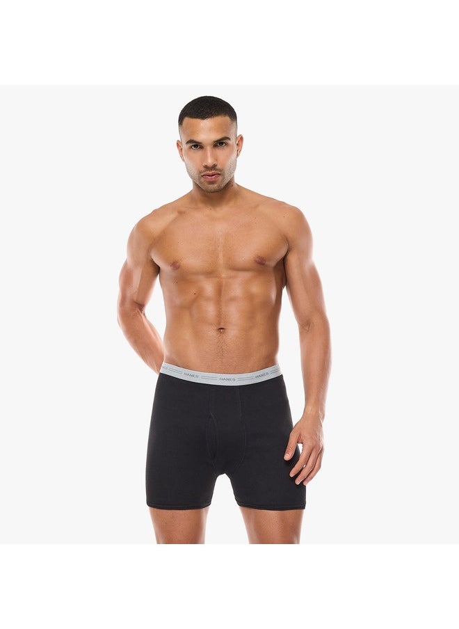 Red Label Boxer Brief Mens Hanes 2349VT-2Pcs multicolor