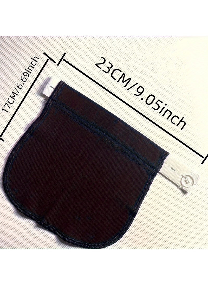Women's Maternity Elastic Waistband Extender Comfortable Adjustable Belly Support For Pregnancy And Casual Attire