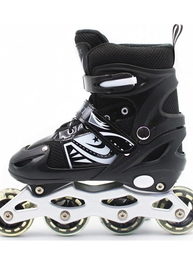 Skateboard shoes with wheels Retractable Skateboarding Rollerblades Unisex Pulley Shoes Single Wheel Push Button Roller Skate Shoes Invisible pulley shoes Suitable for adults, children