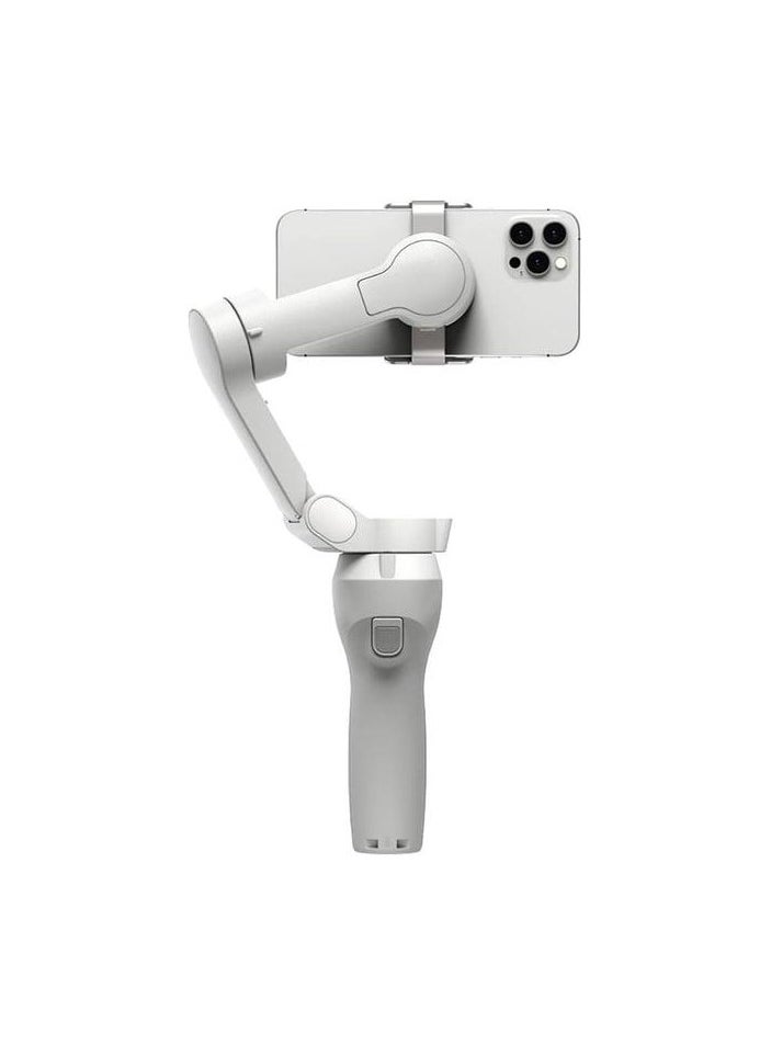 OSMO Mobile SE Intelligent Gimbal, 3-Axis Phone Gimbal, Android And iPhone Gimbal, Vlogging Stabilizer YouTube And TikTok Videos, UAE Version With Official Warranty Support-DJI-ZM500SE Grey