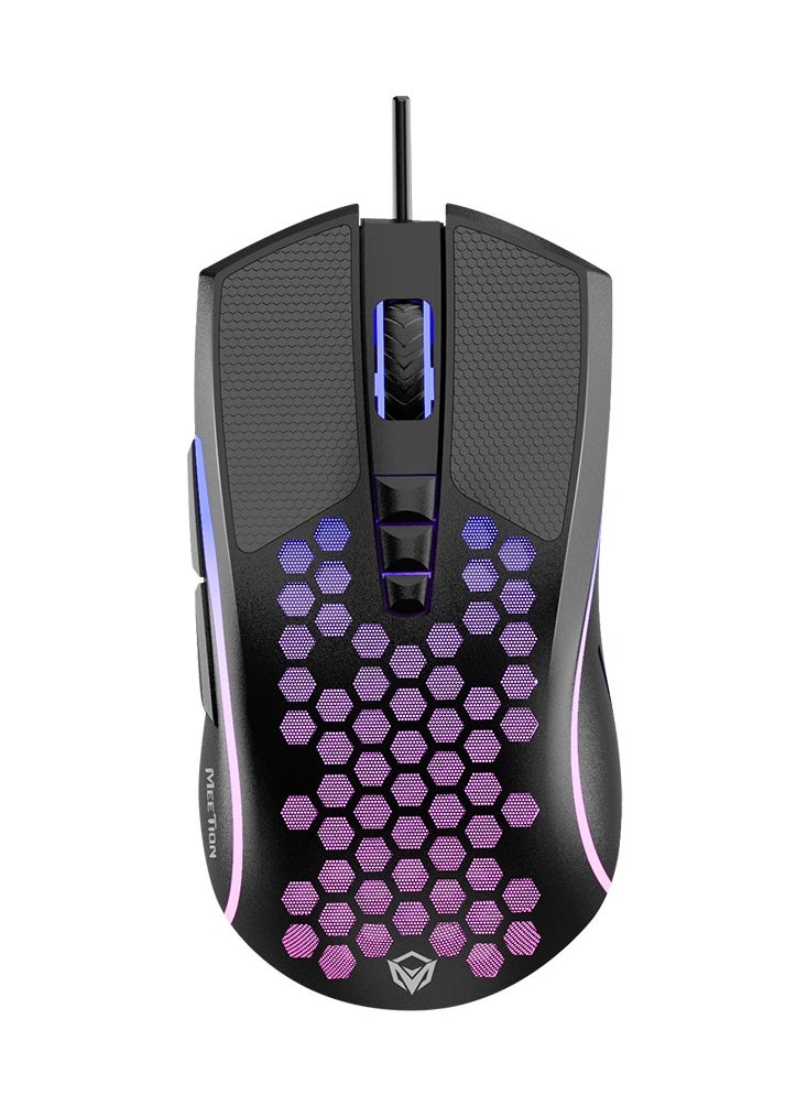 Meetion RGB MECHANICAL KEYBOARD MK01 And Lightweight Honeycomb Gaming Mouse GM015