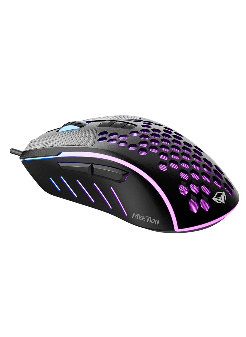 Meetion RGB MECHANICAL KEYBOARD MK01 And Lightweight Honeycomb Gaming Mouse GM015