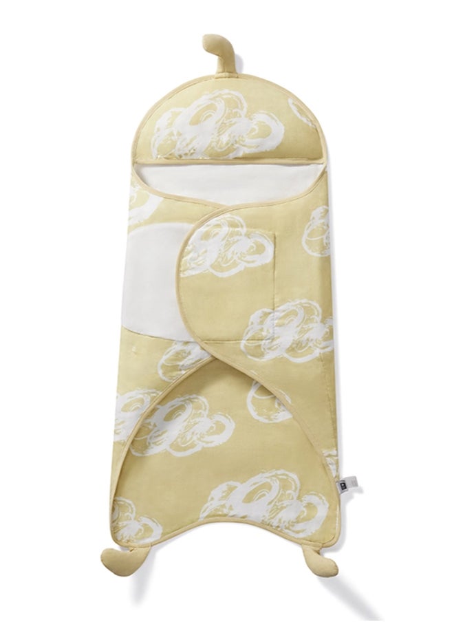 Babycare - Starfish Baby Blanket, Infant Wrap Swaddle, Soft Fleece, Cheese Yellow – BPA-Free, Hypoallergenic, Breathable, Cozy and Warm, Non-Toxic, Gentle on Baby Skin, Cute Starfish Design, Easy to Wrap, Ideal for Newborns and Infants, Comfortable Sleep, Machine Washable, All-Season Use
