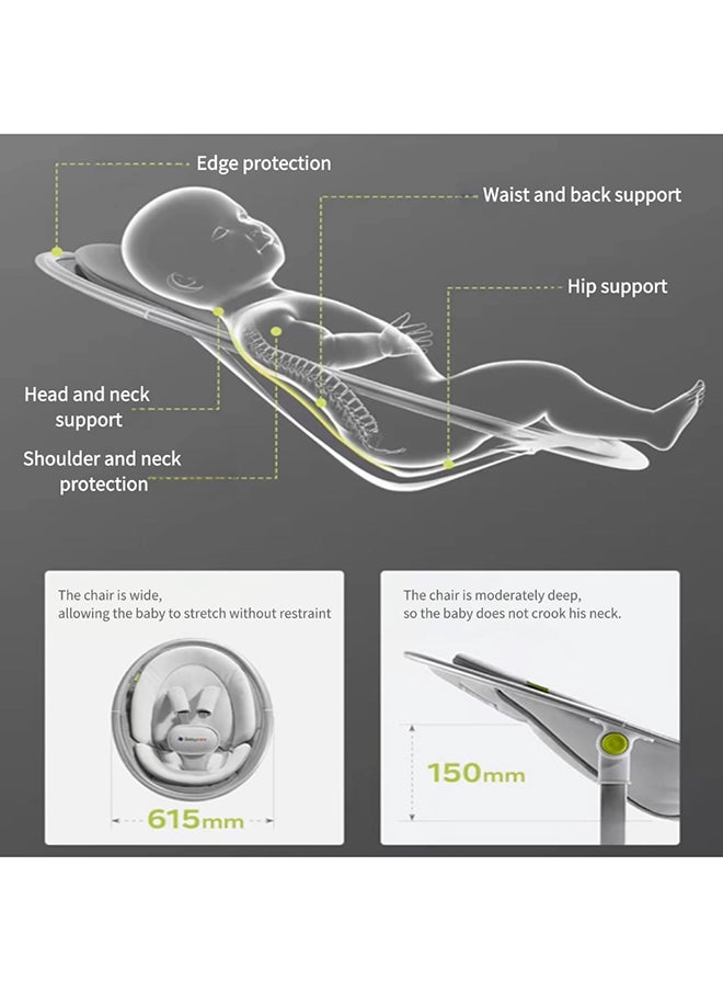 Babycare - Rocker Bouncer, Premium & Safe Baby Swing Electric Easy Handle baby comforter