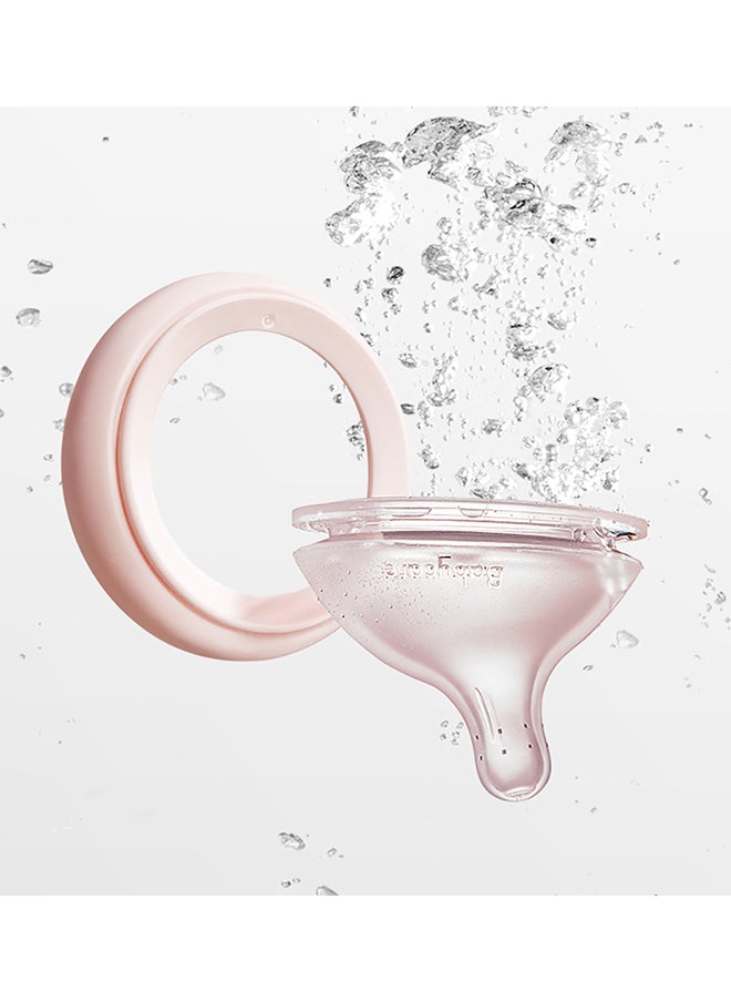 Babycare - Nopayon Pro Bottle, Pink, 240 ml, BPA-Free, Anti-Colic Design, Non-Toxic, Leak-Proof, Soft Silicone Nipple, Easy to Clean, Safe for Babies, Ideal for Feeding Transition