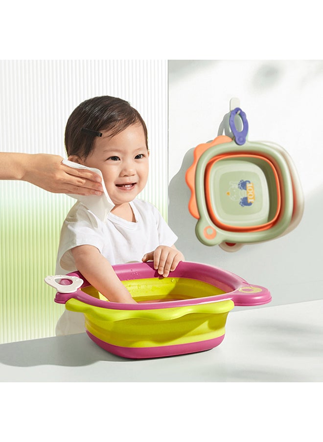 Babycare - Babies Portable Washbasin, 1 pc, Color May Vary, BPA-Free, Multi-Purpose Use (Face, Foot, Butt Wash), Non-Toxic, Lightweight, Easy to Clean, Durable, Safe for Daily Baby Hygiene