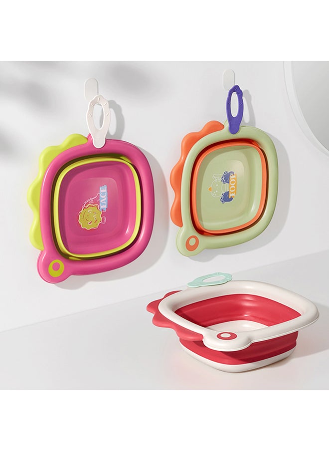 Babycare - Babies Portable Washbasin, 1 pc, Color May Vary, BPA-Free, Multi-Purpose Use (Face, Foot, Butt Wash), Non-Toxic, Lightweight, Easy to Clean, Durable, Safe for Daily Baby Hygiene
